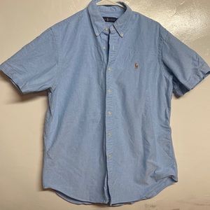 Chambray Short Sleeve Button Down